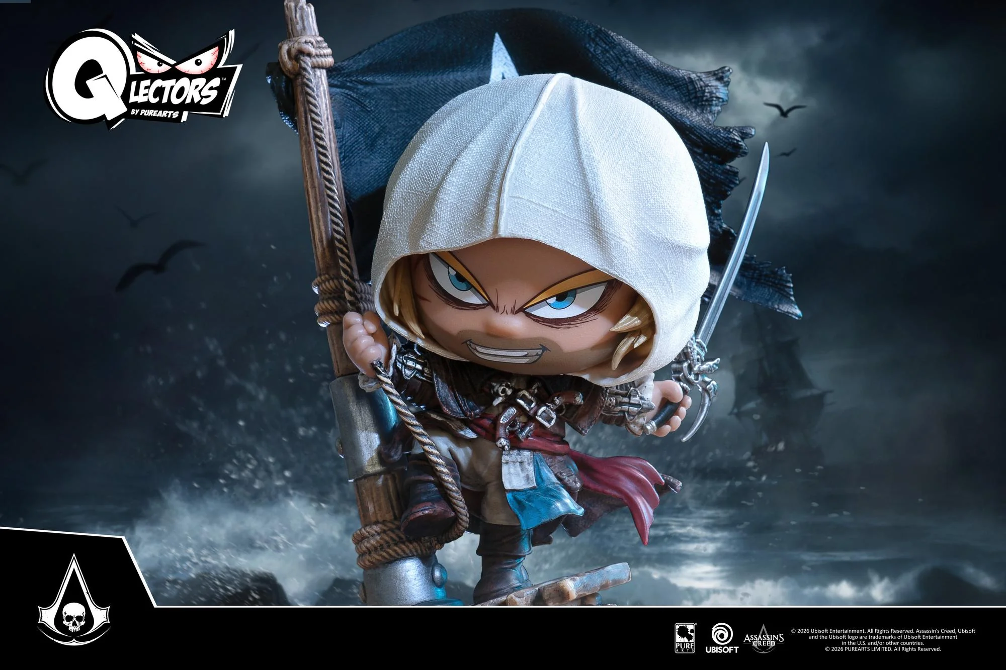 Assassins Creed - Black Flag Resynced Edward Qlector - Vinyl Figure