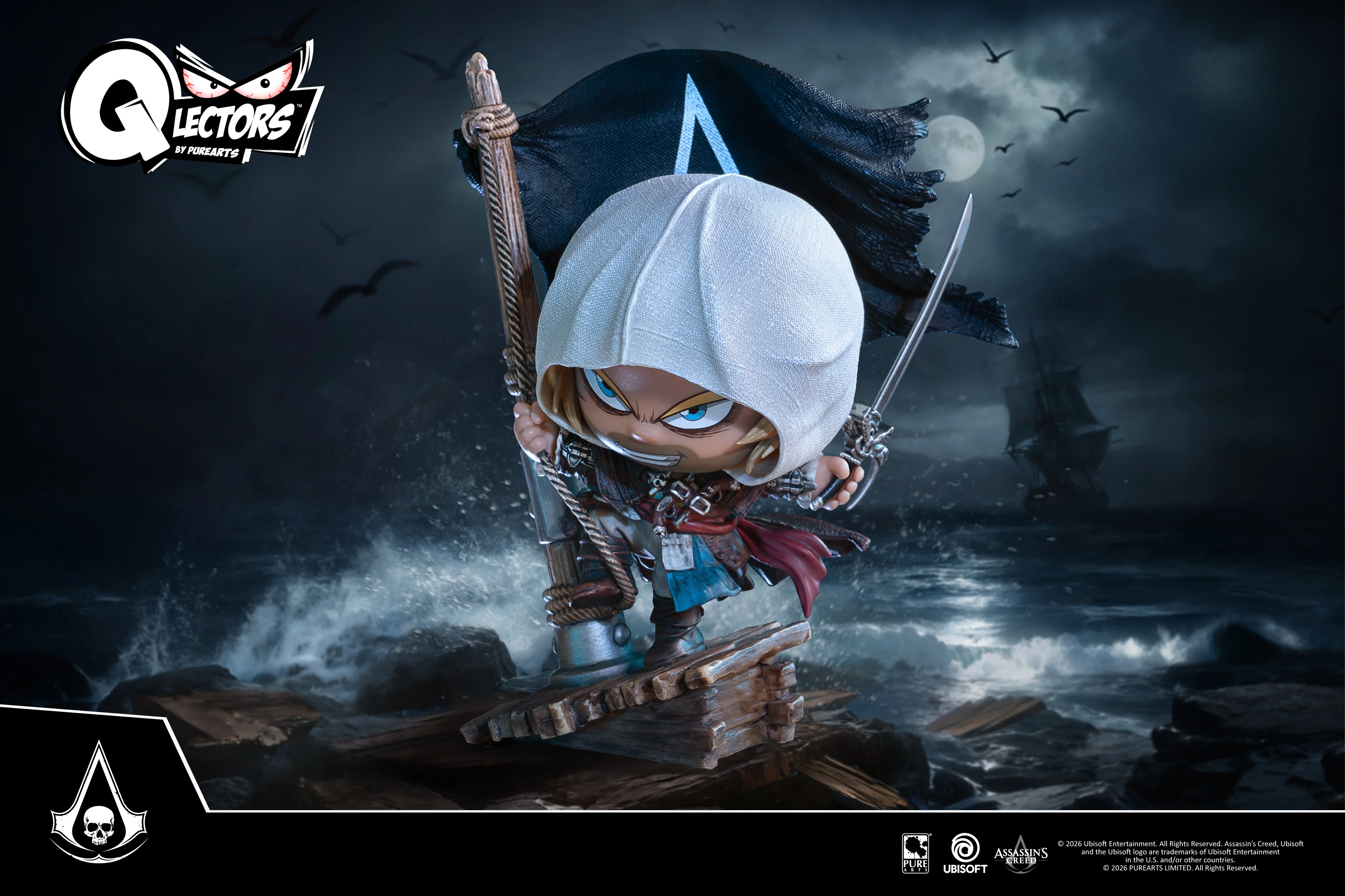 Assassins Creed - Black Flag Resynced Edward Qlector - Vinyl Figure - Image 4