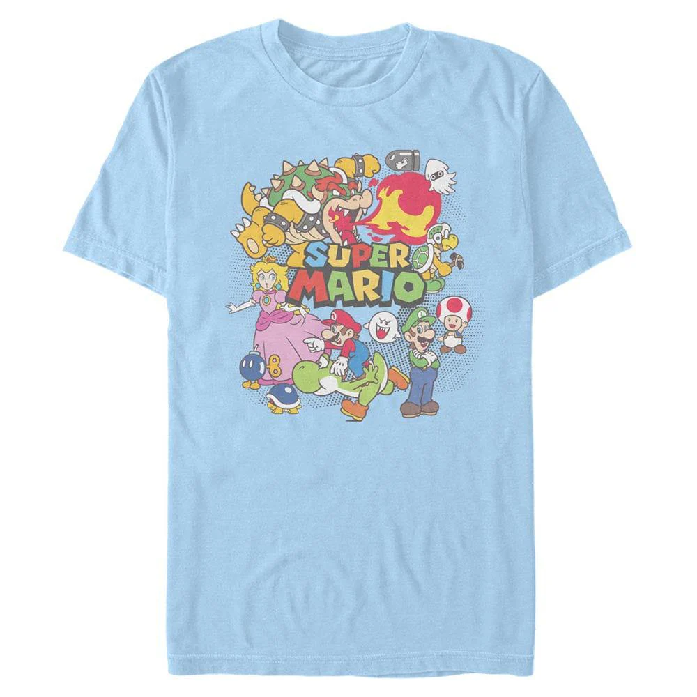 Super Mario Bros. - Color Collage - T-Shirt