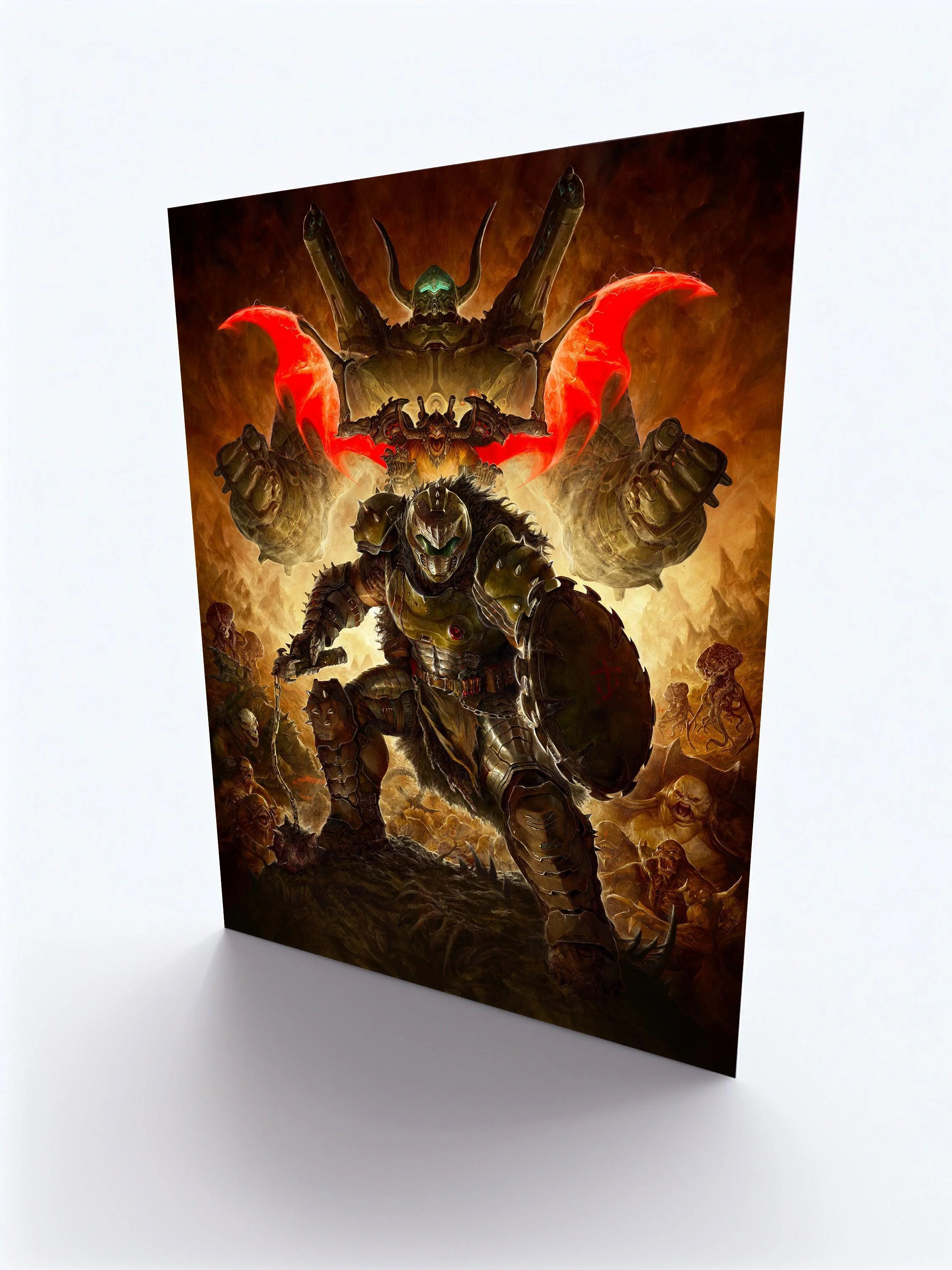 DOOM The Dark Ages - Hellwalkers Limited Edition Acrylic - Print - 18x24 - Image 3