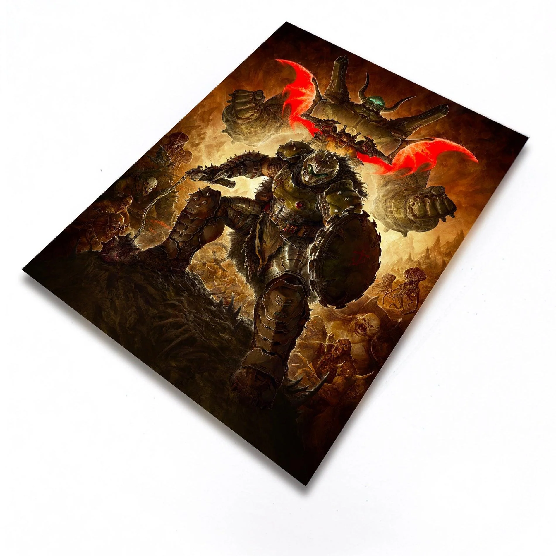DOOM The Dark Ages - Hellwalkers Limited Edition Acrylic - Print - 18x24 - Image 8