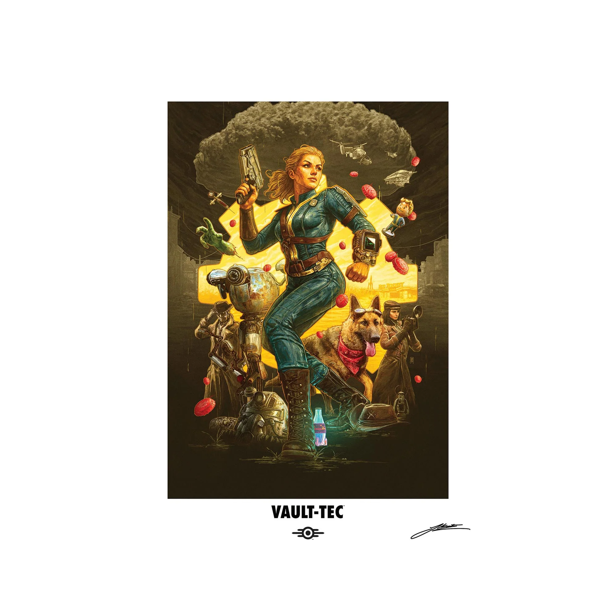 Fallout 4 - For The Commonwealth Limited Vault-Tec Edition - Print - 22x30.5