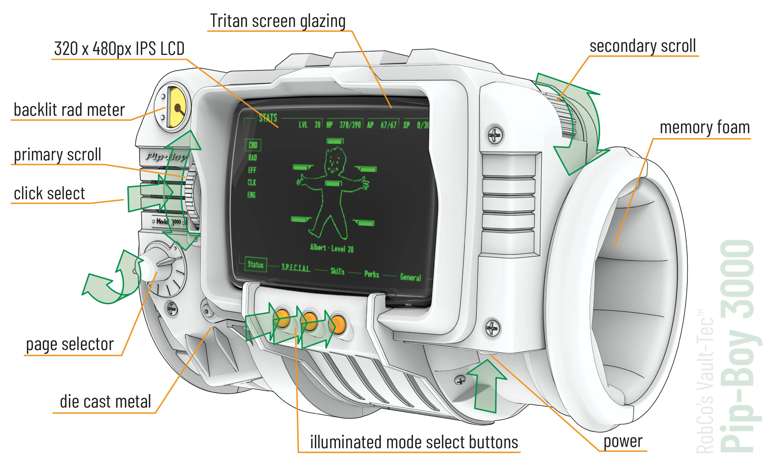 Fallout - Pip-Boy 3000 - Replica - Image 13