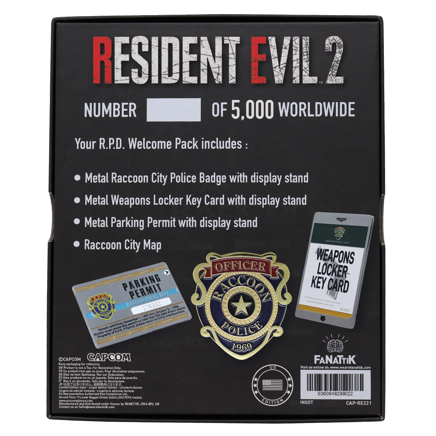 Resident Evil 2 - R.P.D. Welcome Pack - US Variant - Image 2