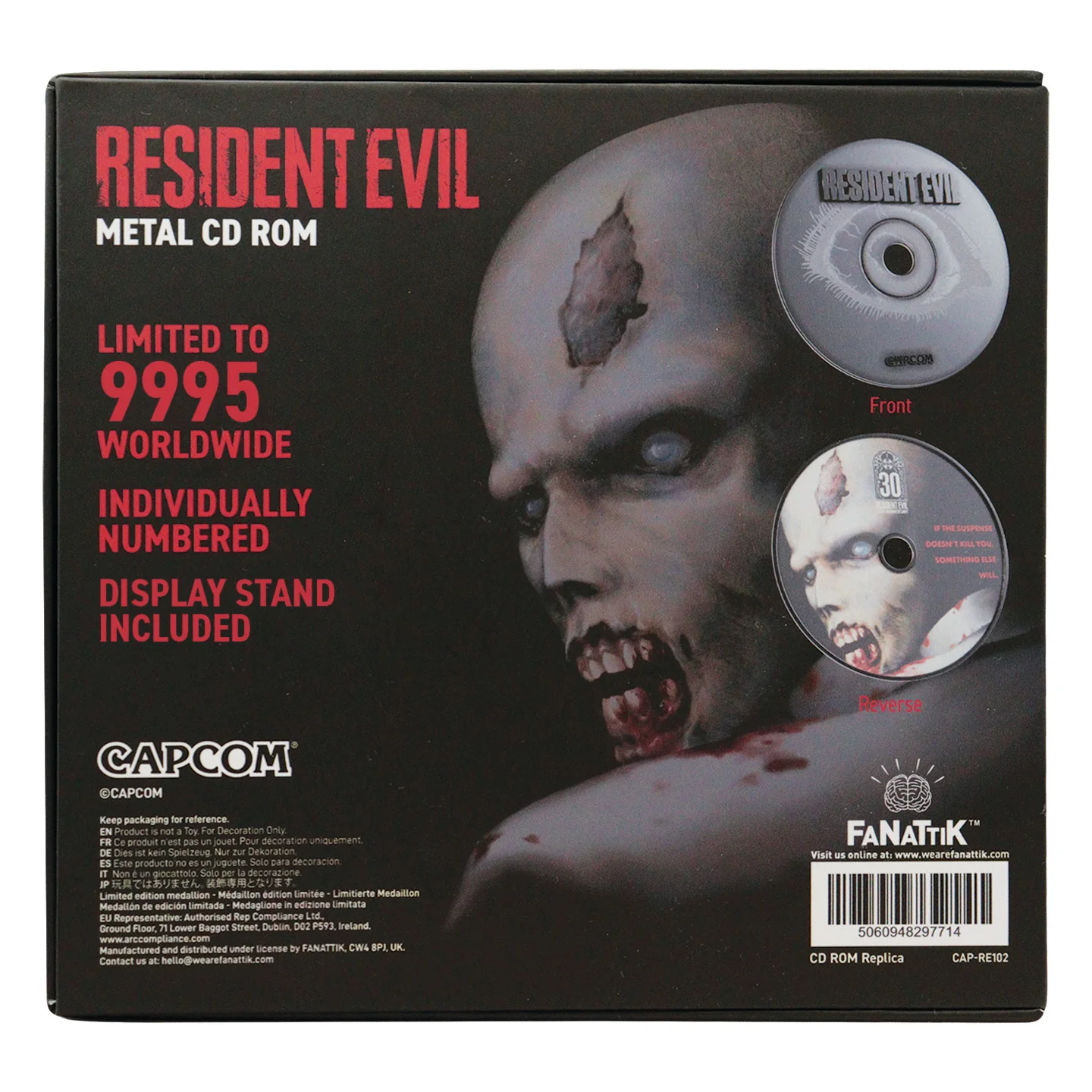 Resident Evil - 30th Anniversary Limited Edition CD-ROM - Replica - Image 3