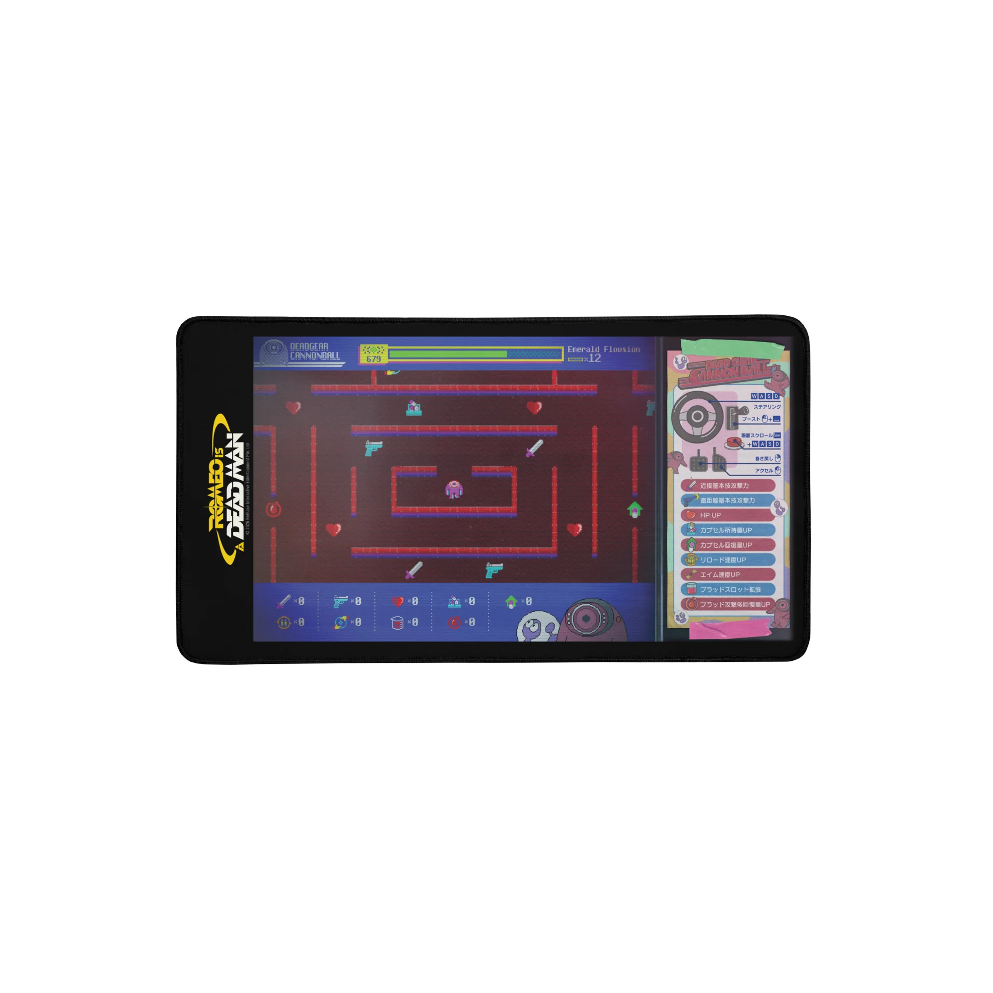 Romeo is a Dead Man - Power Up - Gaming Desk Mat - Image 2