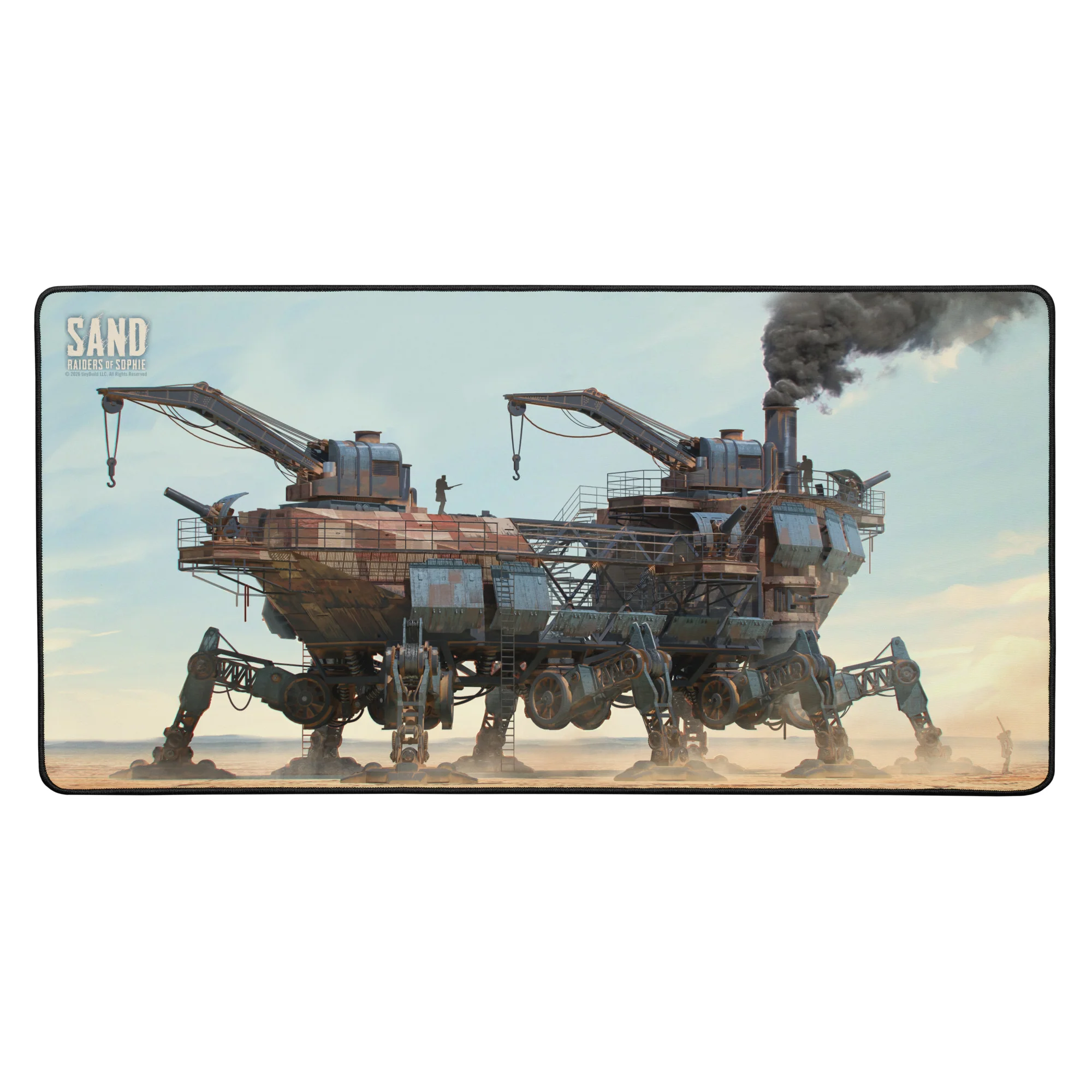 SAND Raiders of Sophie - Smoke on the Dunes  - Gaming Desk Mat