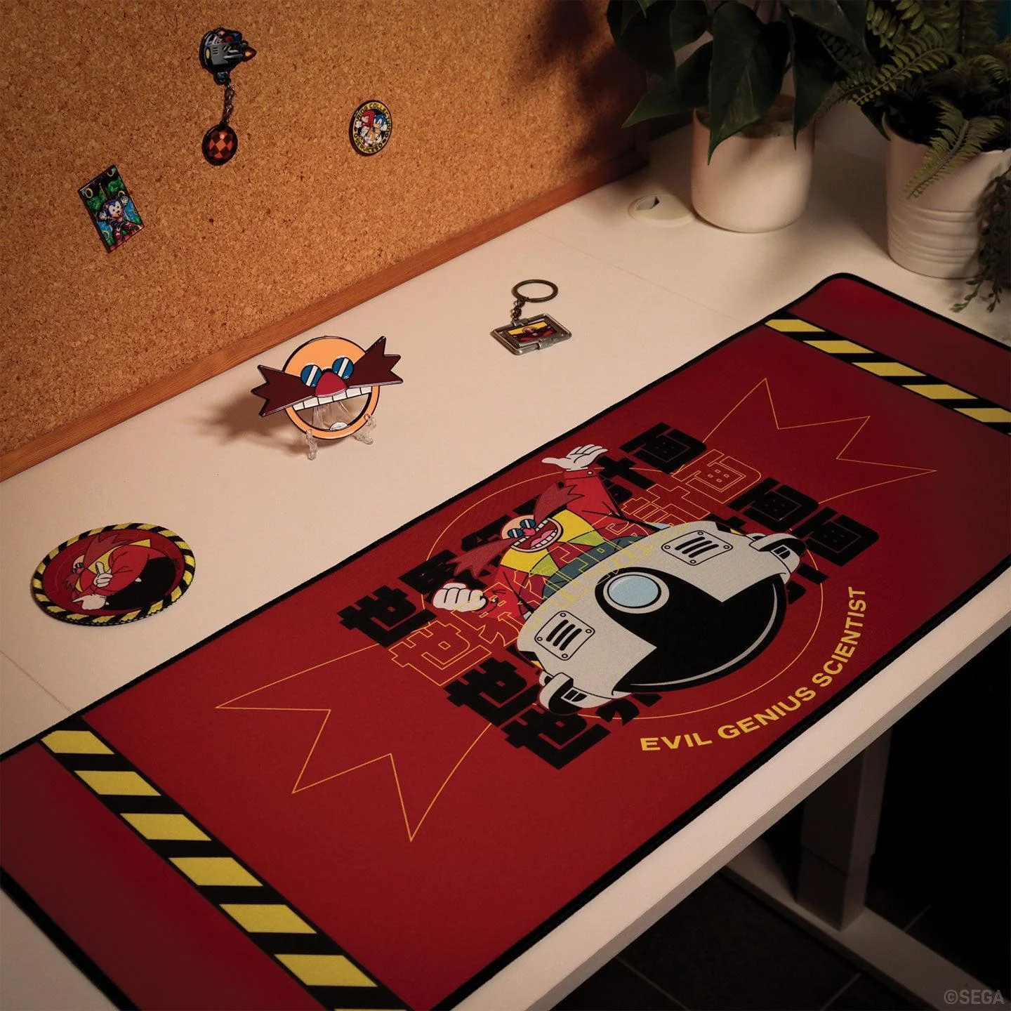 Sonic The Hedgehog - Dr. Eggman - Deskpad and Coaster Set - Image 2