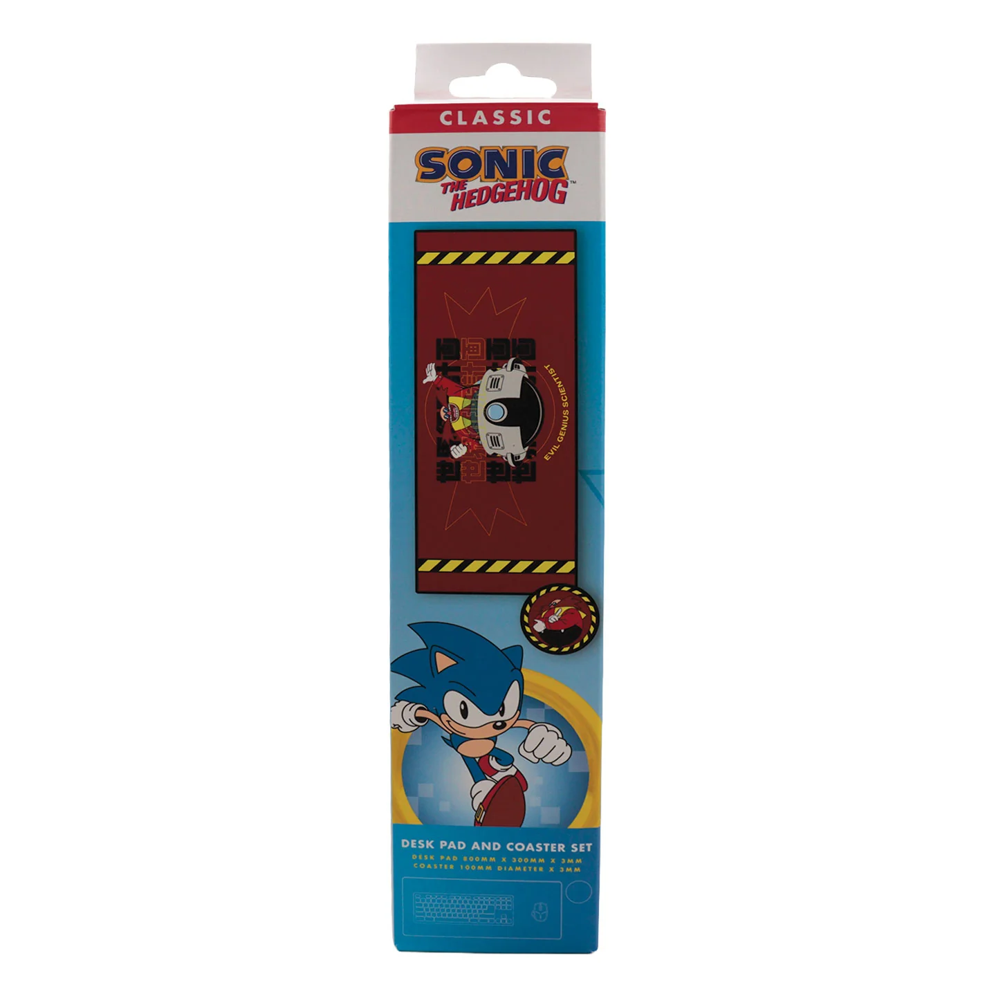 Sonic The Hedgehog - Dr. Eggman - Deskpad and Coaster Set - Image 7