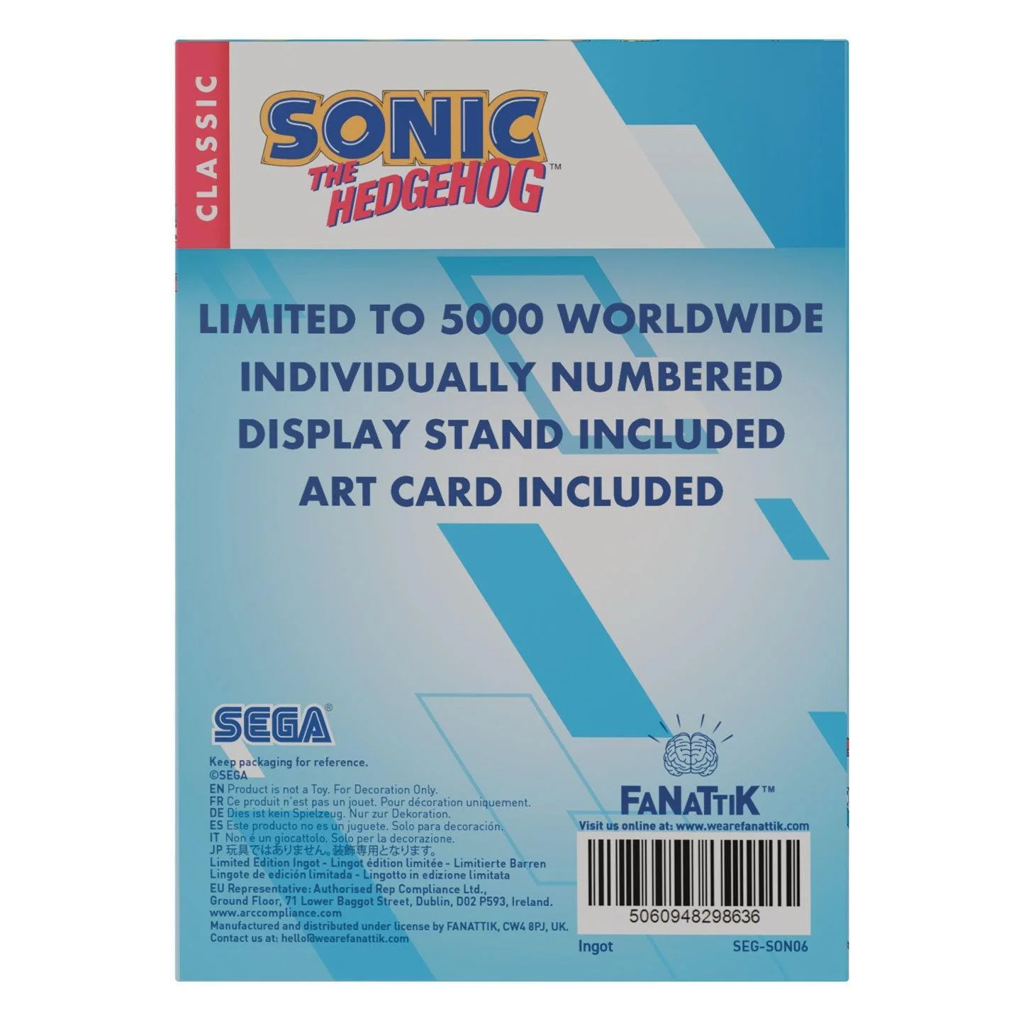 Sonic The Hedgehog - Limited Edition - Ingot - Image 4