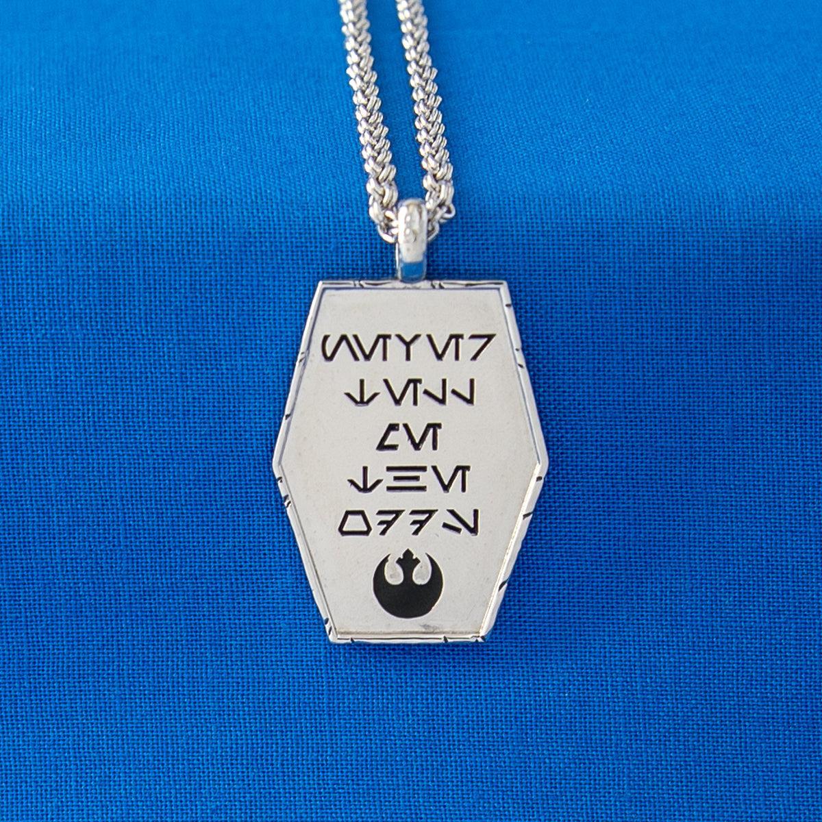 Star Wars X RockLove GALACTIC FORGE Never Tell Me Necklace - Image 4