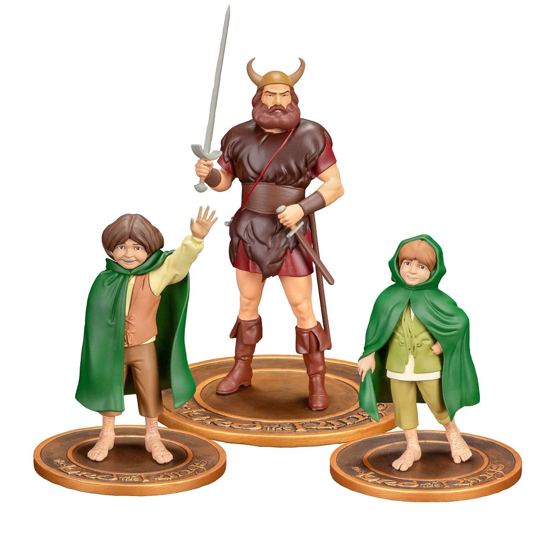 The Lord of the Rings - Merry Pippin and Boromir PVC Figure - Statue Set - Image 2