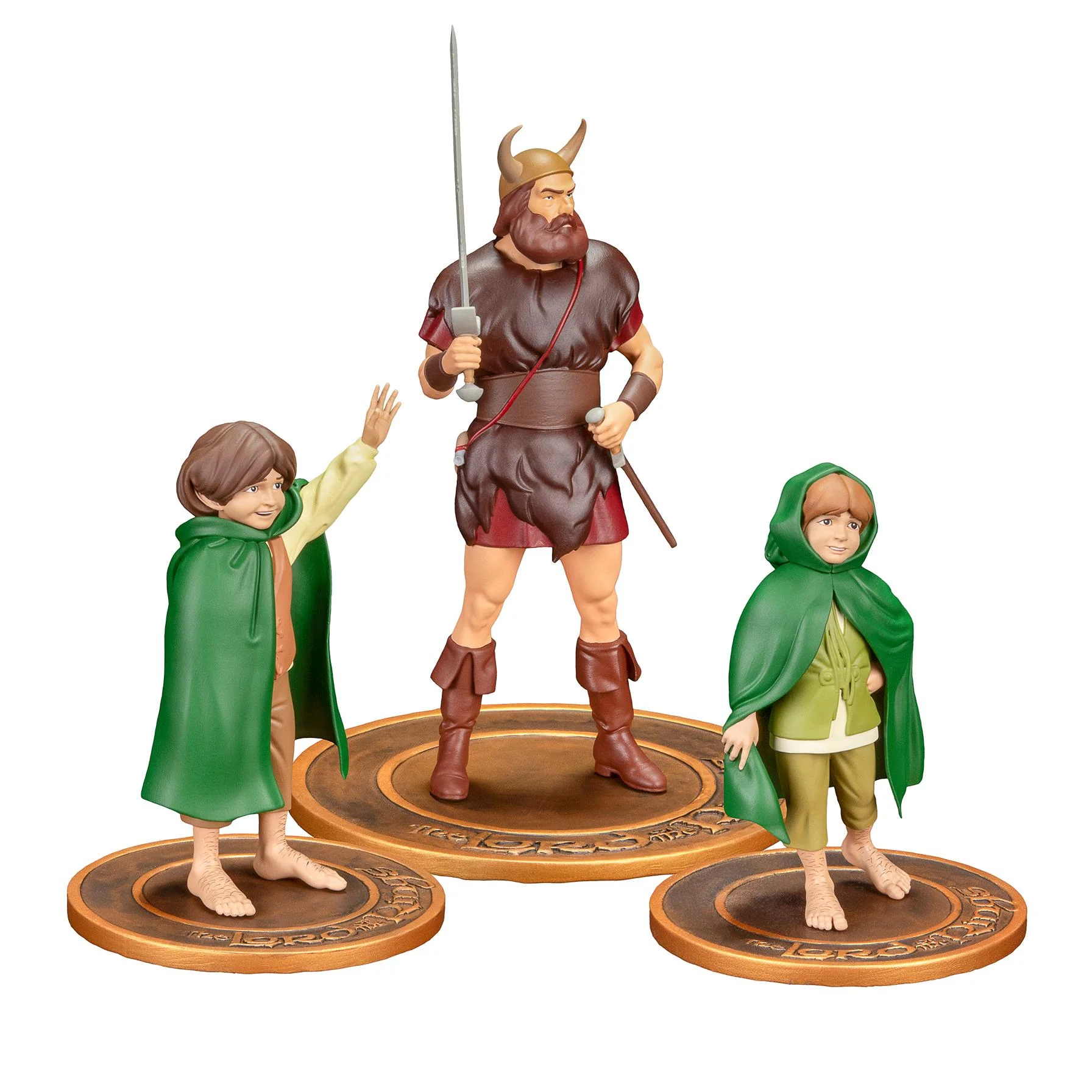 The Lord of the Rings - Merry Pippin and Boromir PVC Figure - Statue Set - Image 5