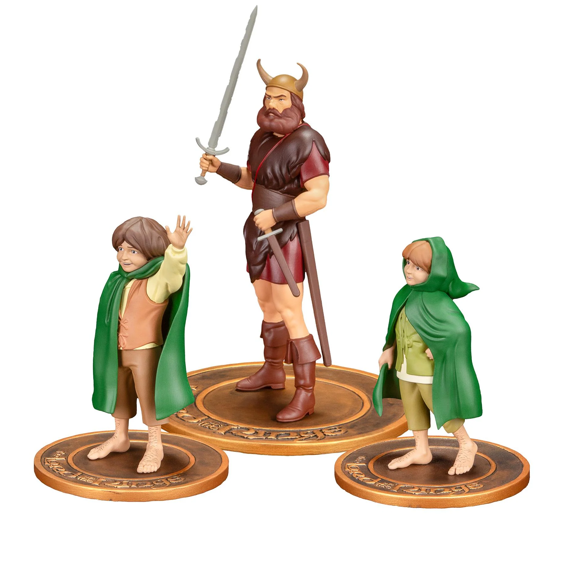 The Lord of the Rings - Merry Pippin and Boromir PVC Figure - Statue Set - Image 7