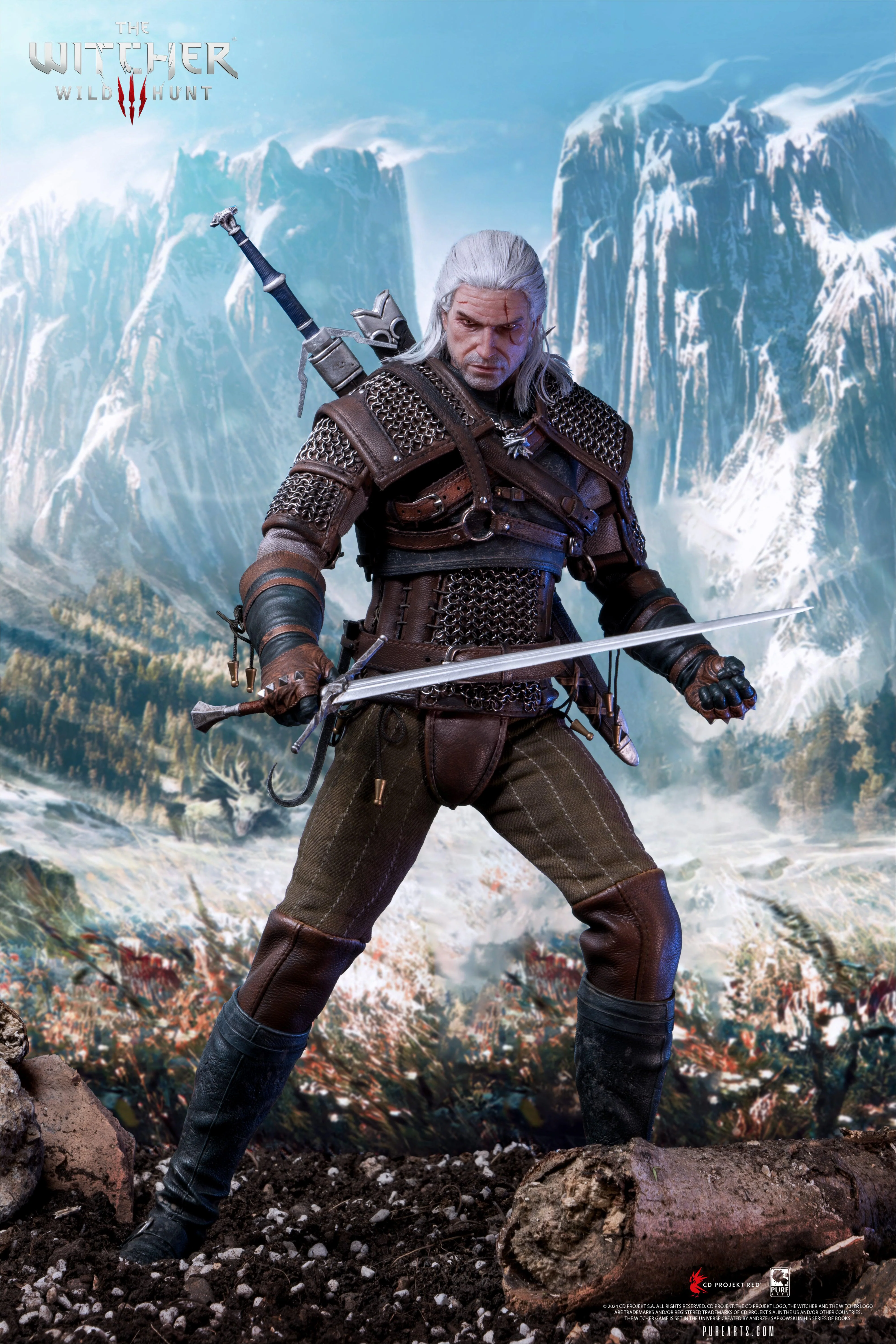 The Witcher 3 Wild Hunt - Geralt of Rivia 1-6 Scale - Action Figure - Image 13