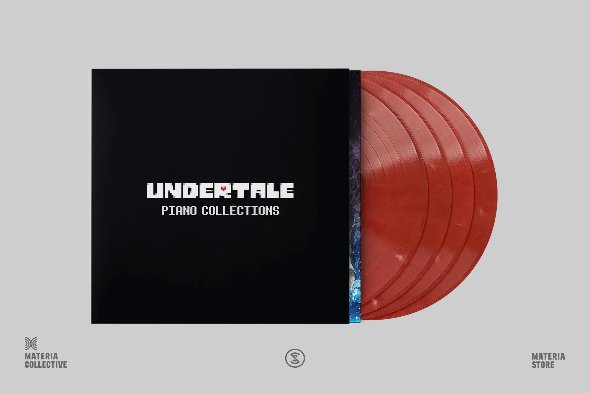 Undertale - Piano Collections Box Set - IGN Exclusive Heart Red Variant - 4LP Vinyl